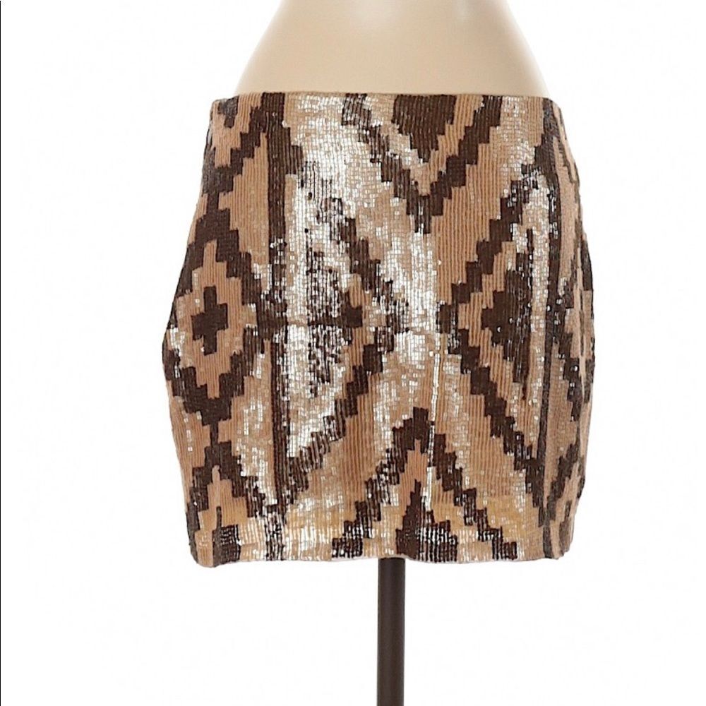 Haute Hippie Sequined Silk Skirt - Picture 9 of 9